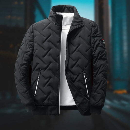 Kaspar | Men's Quilted Jacket with Stand Collar
