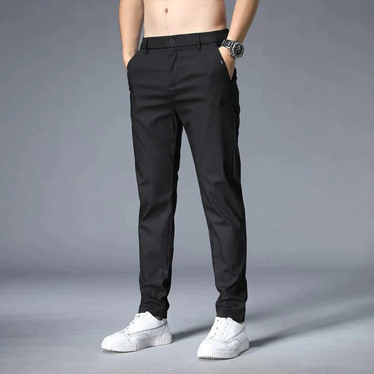 Rainer | Eleganti pantaloni da uomo slim fit con tasche laterali | Stile classico