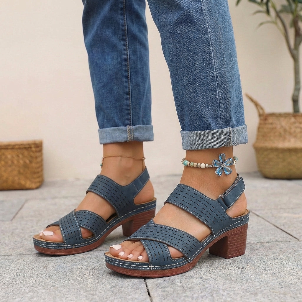 Ariane | Orthopedic Women's Platform Sandals with Comfort Sole