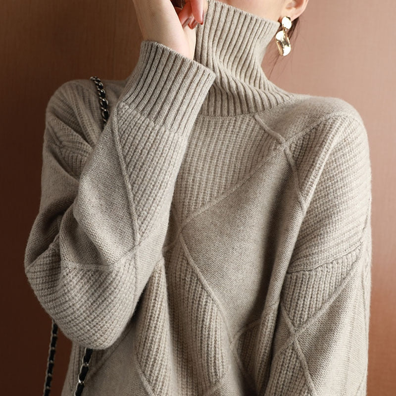 Vanessa | Stylish women's turtleneck sweater