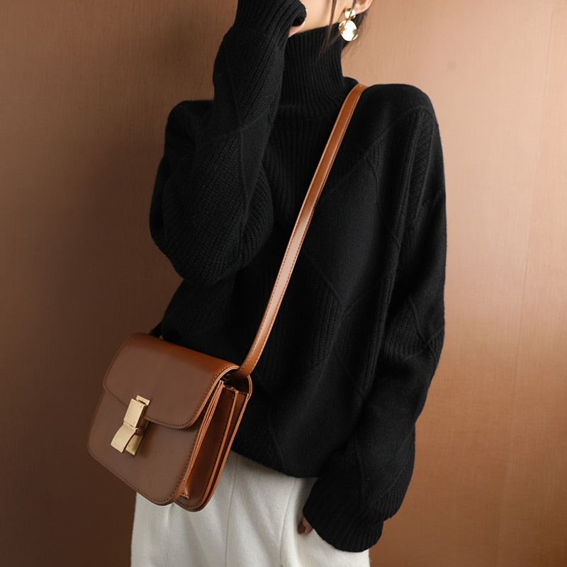 Vanessa | Stylish women's turtleneck sweater
