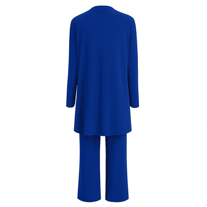 Alvara | Dreiteiliges Set mit Cardigan, Oberteil und Gerader Hose