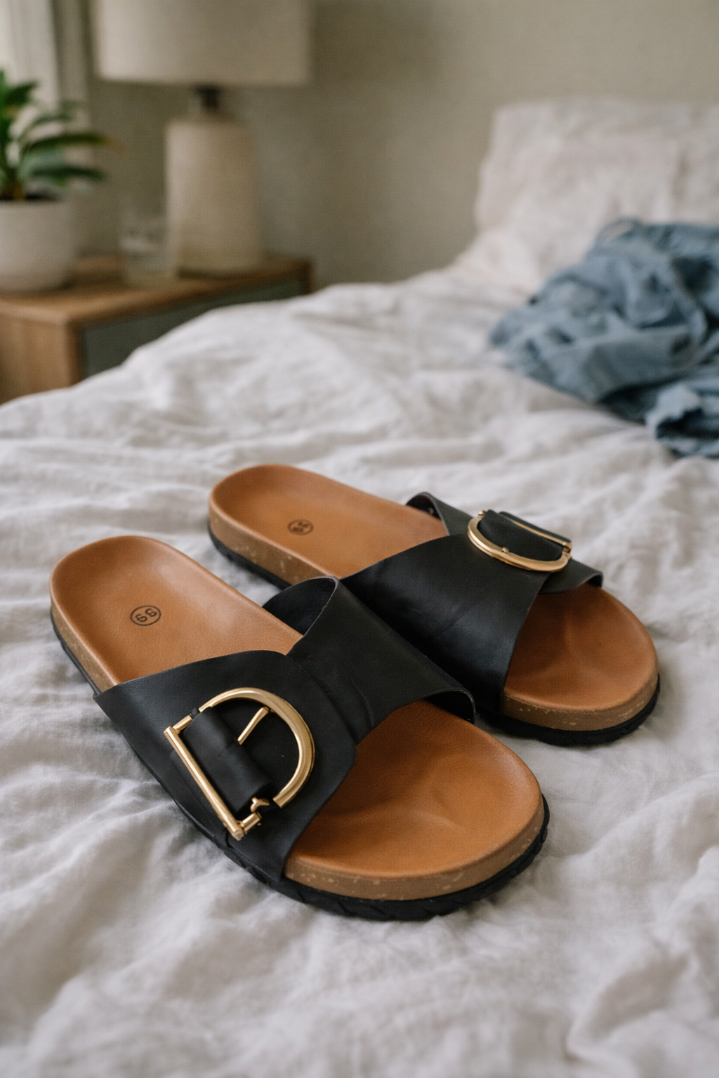 Liesel | Women's Sandals with Wide Strap and Buckle