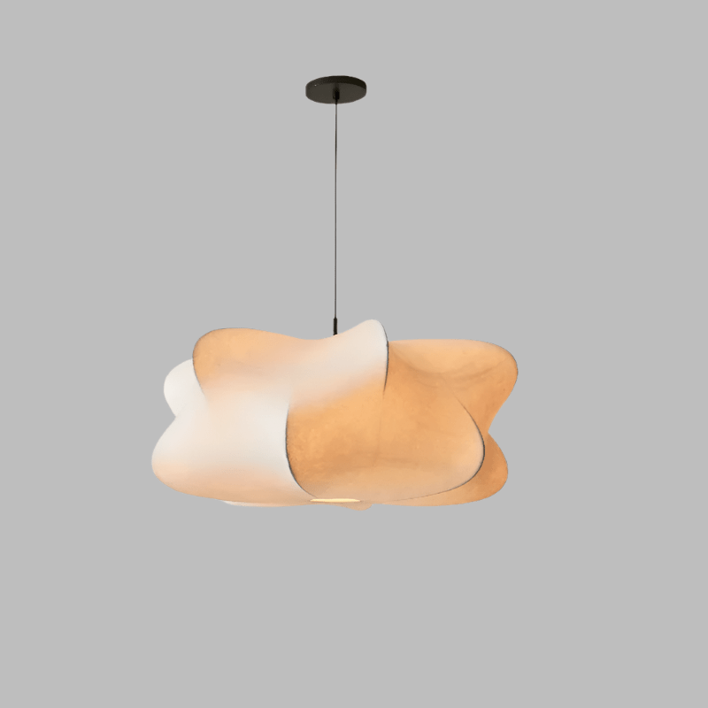 Talven | Japanese silk pendant light in the wabi-sabi style