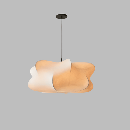 Talven | Japanese silk pendant light in the wabi-sabi style
