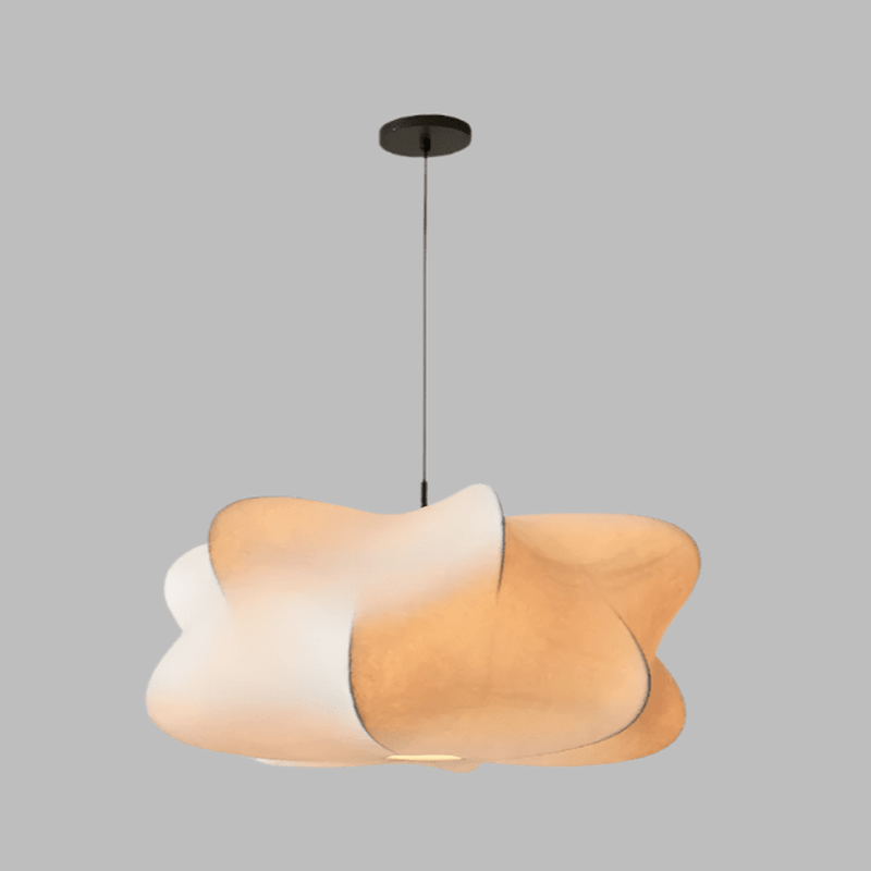 Talven | Japanese silk pendant light in the wabi-sabi style