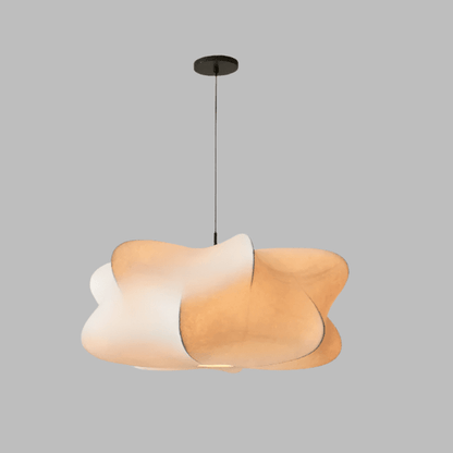 Talven | Japanese silk pendant light in the wabi-sabi style