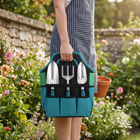 Botanico | Gartenwerkzeug-Set mit Tragetasche und Handschuhen