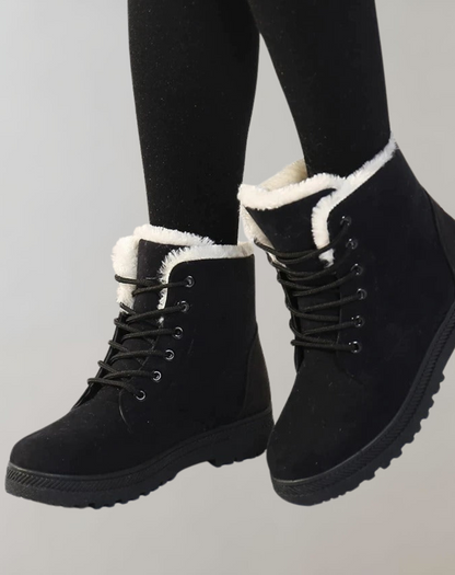 Joëlle | Stiefeletten mit Schnürung und warmem Futter