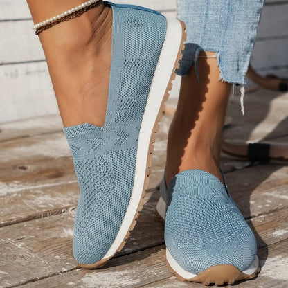 Silvia | Damen Orthopädische Slipper mit Strickmuster