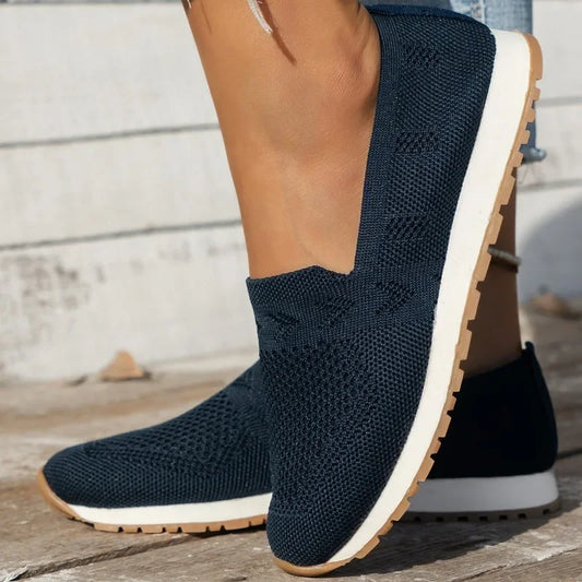 Silvia | Damen Orthopädische Slipper mit Strickmuster