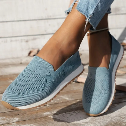 Silvia | Damen Orthopädische Slipper mit Strickmuster