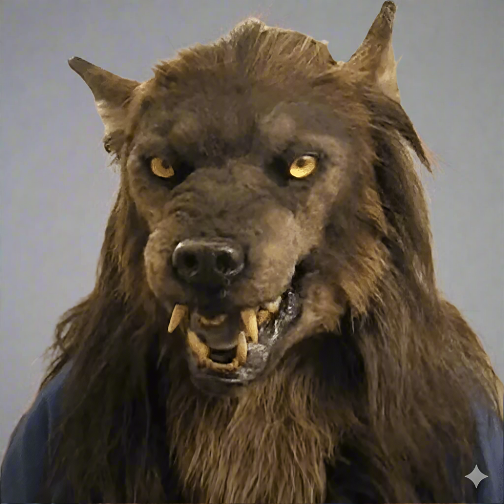 Severus | Realistische Werwolf Latexmaske für Halloween