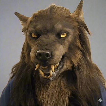 Severus | Realistische Werwolf Latexmaske für Halloween