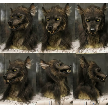 Severus | Realistische Werwolf Latexmaske für Halloween