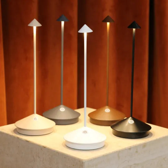 Zeldor | Lampada da tavolo LED senza fili con controllo touch e batteria ricaricabile
