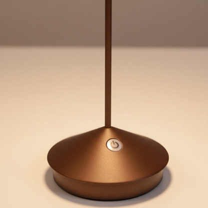 Zeldor | Lampada da tavolo LED senza fili con controllo touch e batteria ricaricabile