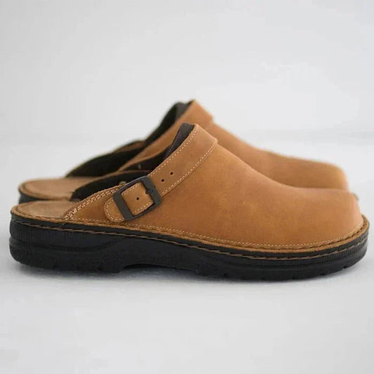 Dominik | Herrenschuhe im Slip-On-Design mit Schnalle | Gummisohle