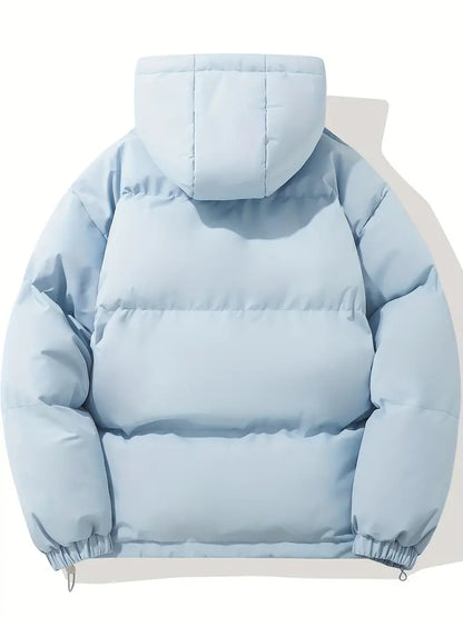 Julia | Winterliche Pufferjacke mit Kapuze und Steppdesign