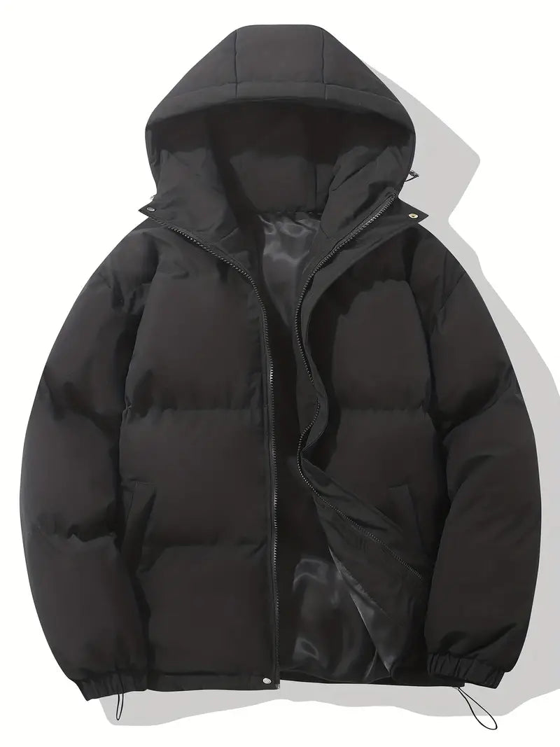 Julia | Winterliche Pufferjacke mit Kapuze und Steppdesign