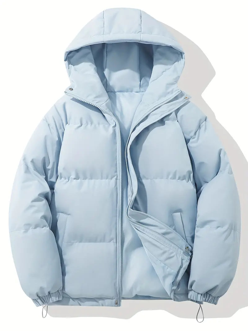 Julia | Winterliche Pufferjacke mit Kapuze und Steppdesign