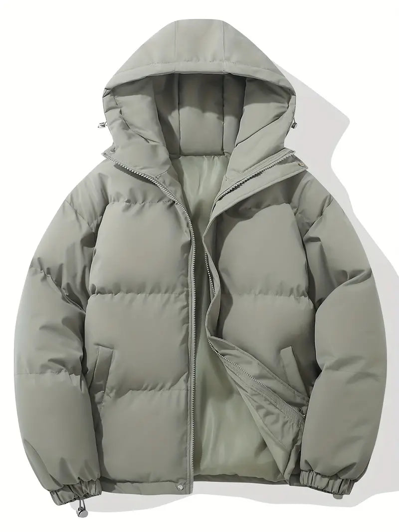 Julia | Winterliche Pufferjacke mit Kapuze und Steppdesign
