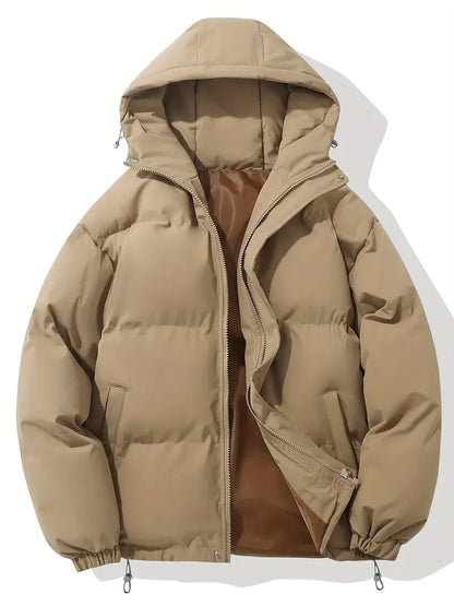 Julia | Winterliche Pufferjacke mit Kapuze und Steppdesign