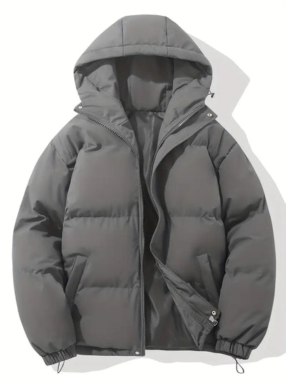 Julia | Winterliche Pufferjacke mit Kapuze und Steppdesign