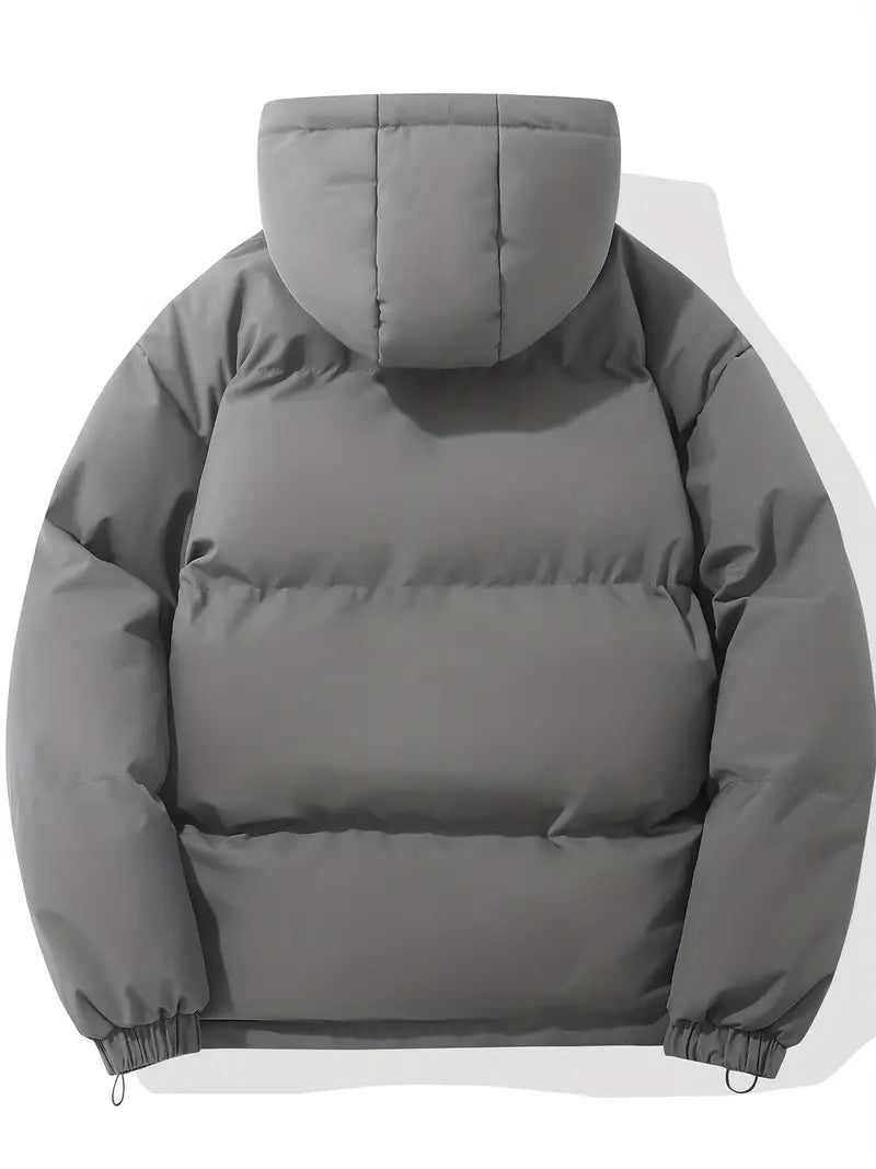 Julia | Winterliche Pufferjacke mit Kapuze und Steppdesign