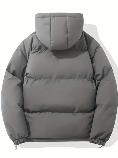 Julia | Winterliche Pufferjacke mit Kapuze und Steppdesign