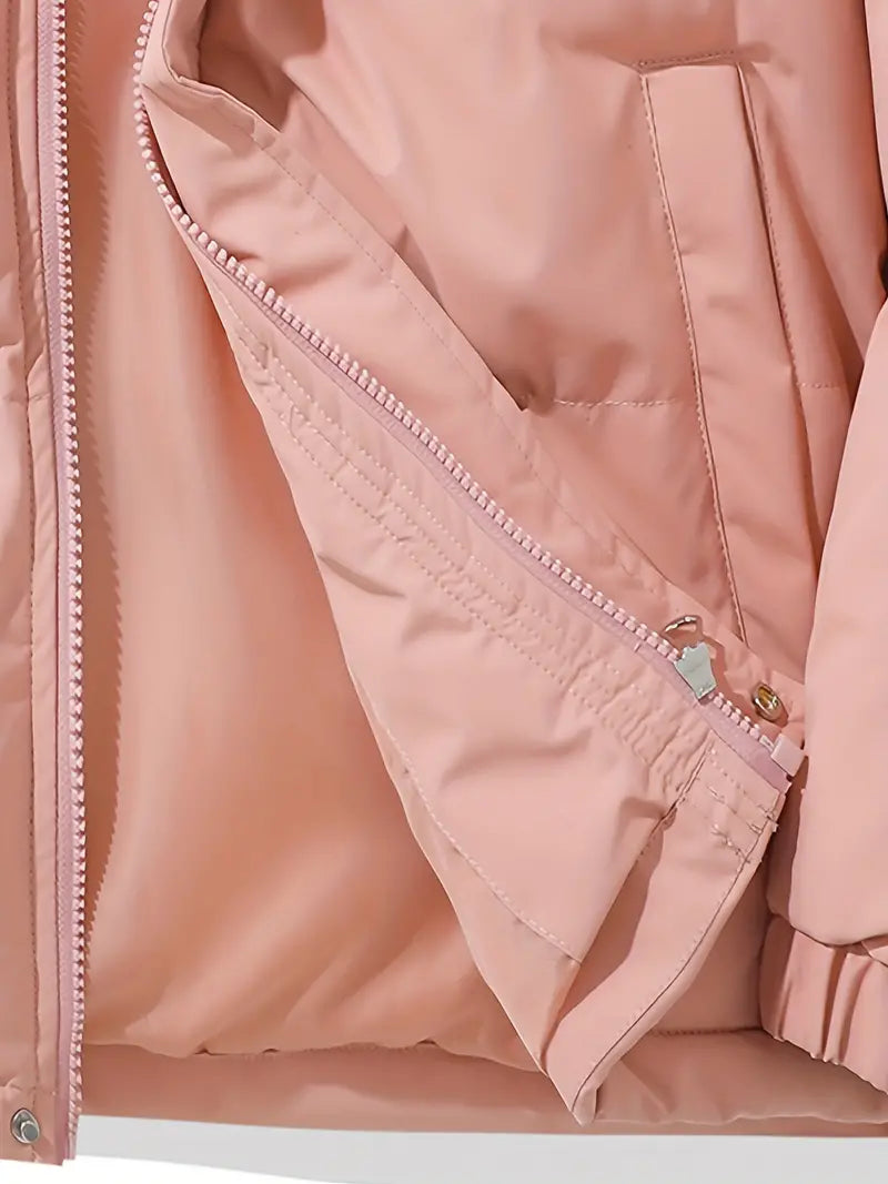Julia | Winterliche Pufferjacke mit Kapuze und Steppdesign