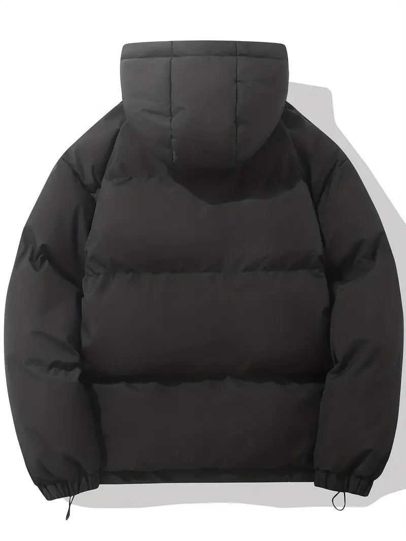 Julia | Winterliche Pufferjacke mit Kapuze und Steppdesign