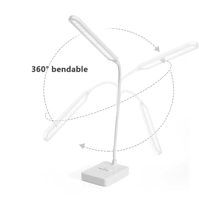 Werdan | Flexible LED-Schreibtischlampe mit biegbarem Leuchtenarm