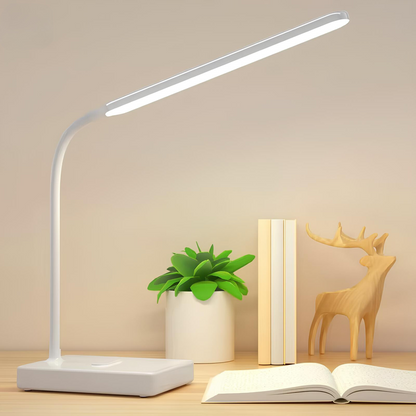 Werdan | Flexible LED-Schreibtischlampe mit biegbarem Leuchtenarm