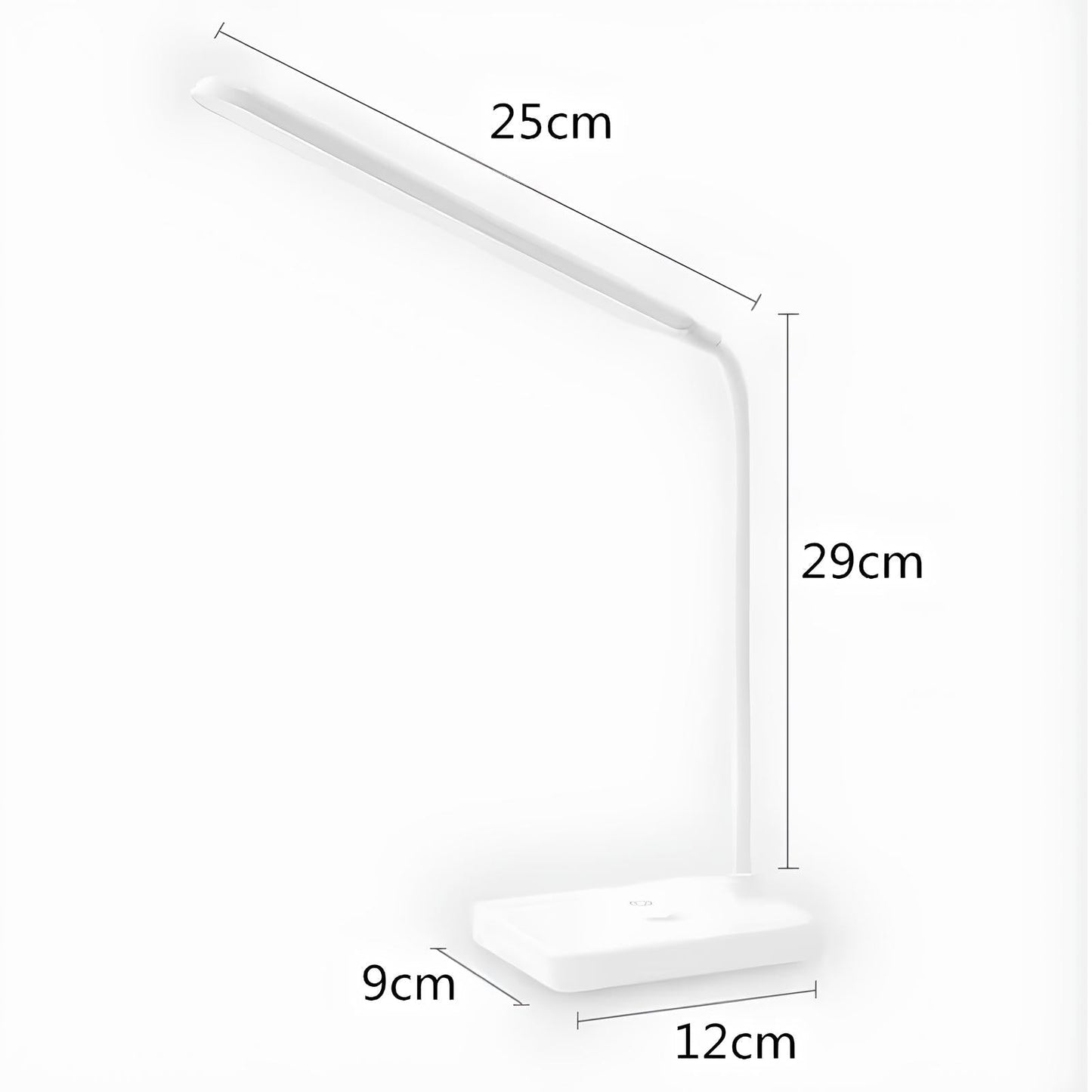 Werdan | Flexible LED-Schreibtischlampe mit biegbarem Leuchtenarm
