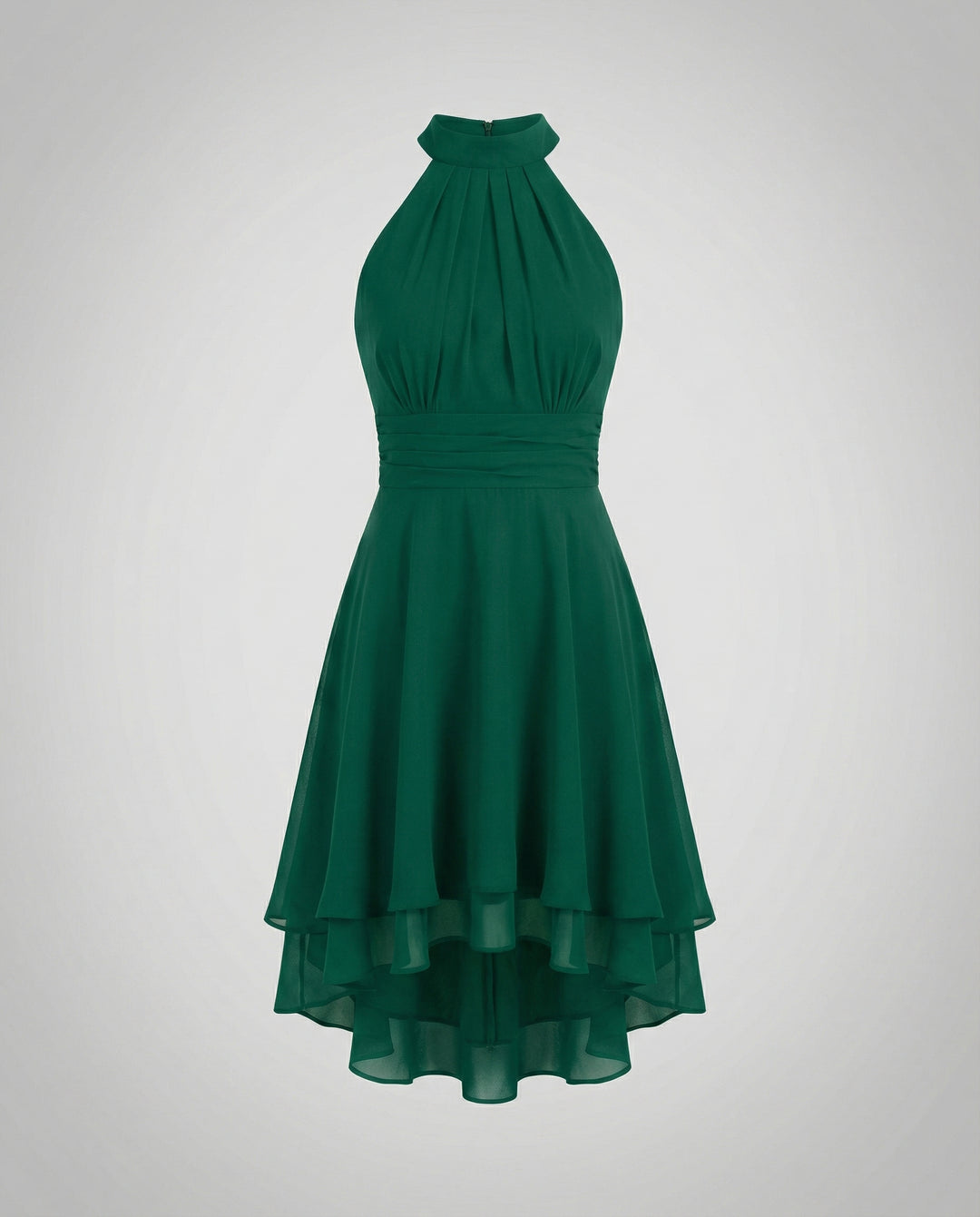 Dagna | Klassisches Damen Midikleid mit Neckholder | Ärmellos