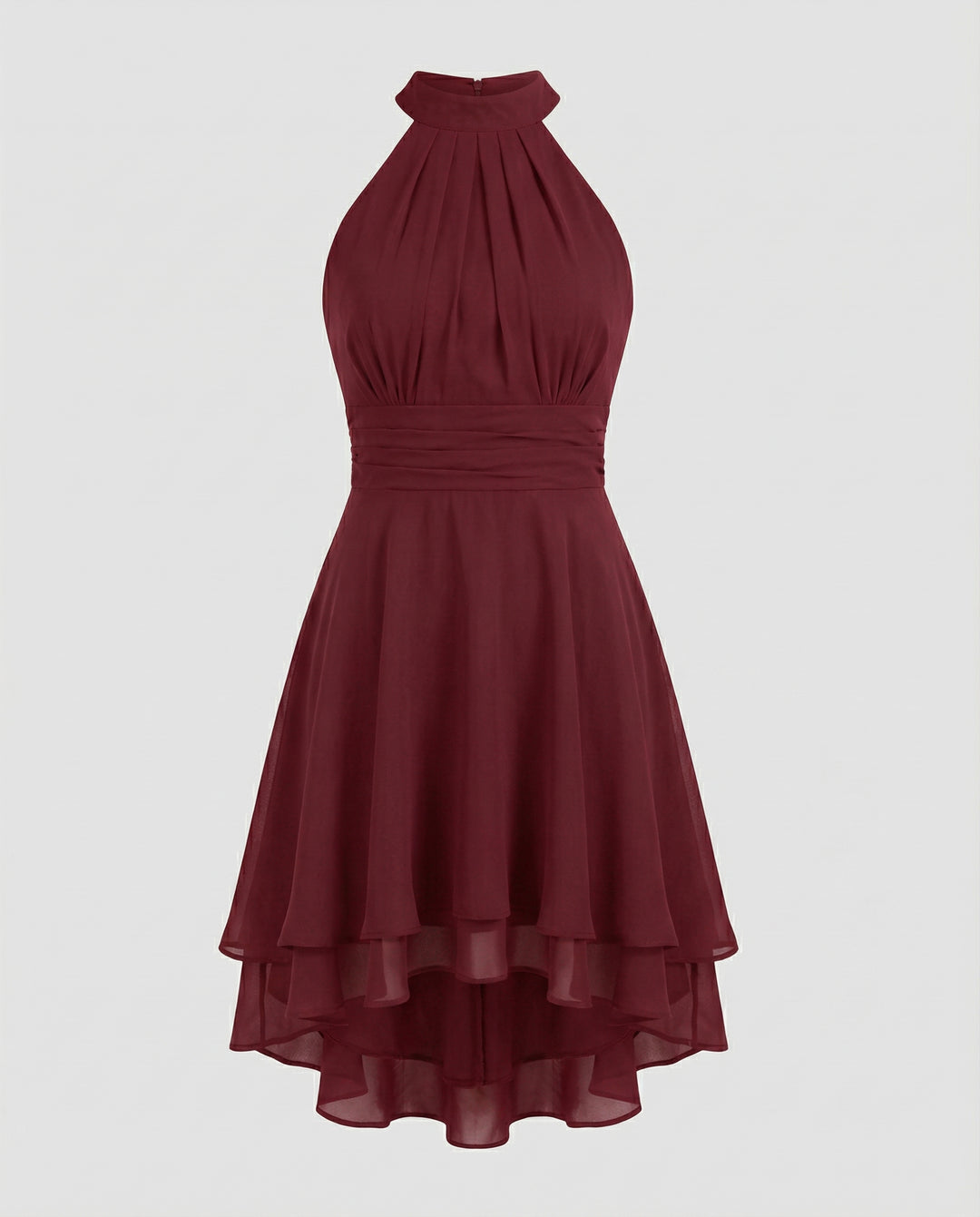 Dagna | Klassisches Damen Midikleid mit Neckholder | Ärmellos