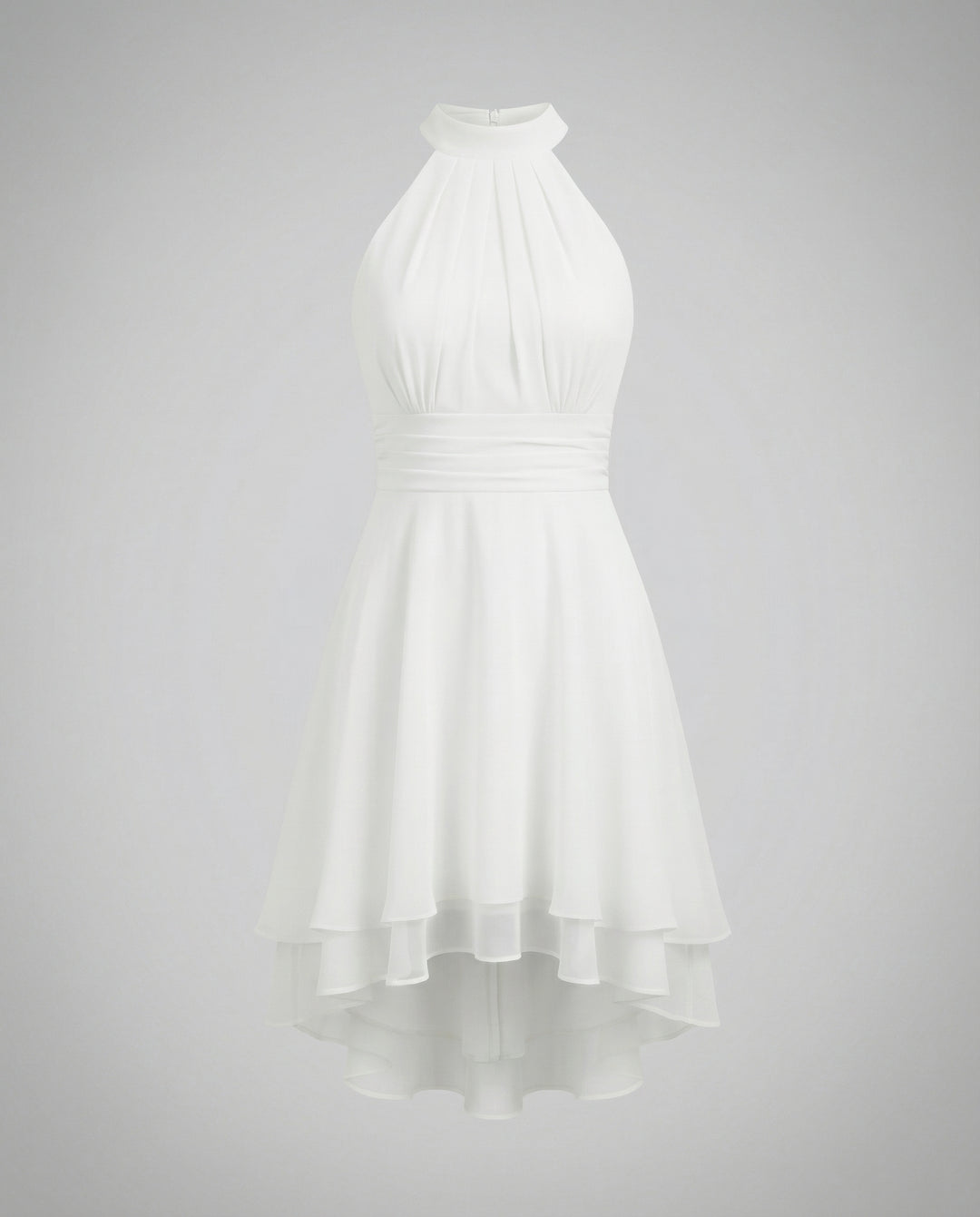 Dagna | Klassisches Damen Midikleid mit Neckholder | Ärmellos