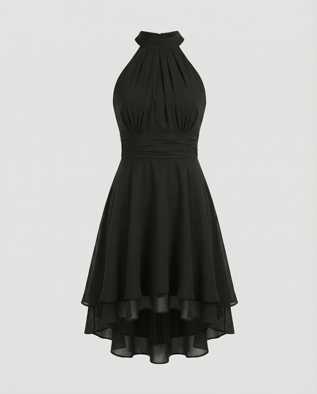 Dagna | Klassisches Damen Midikleid mit Neckholder | Ärmellos