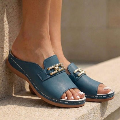 Helene | Women's orthopedic sandals with buckle and slip-on style