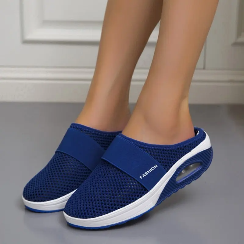 Winola | Women's orthopedic mesh slippers with elastic strap