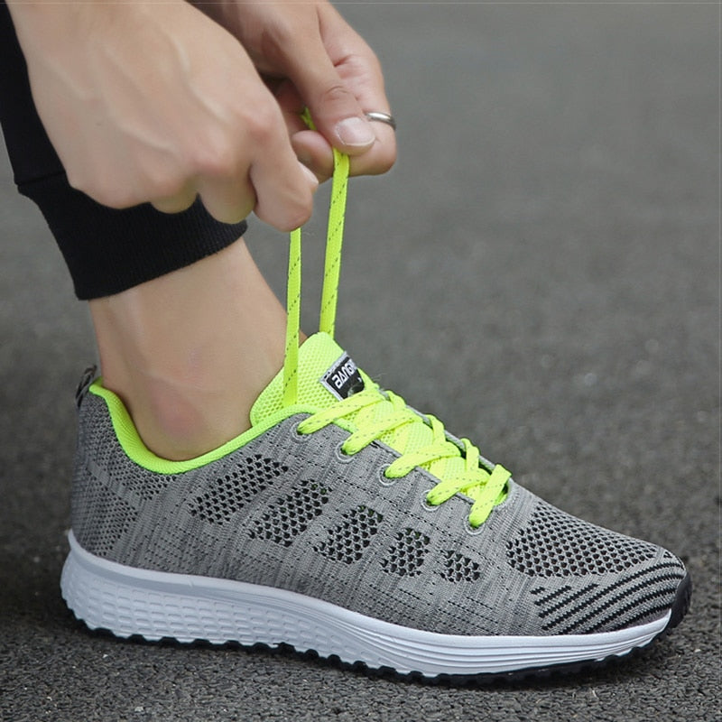 Vanessa | Damen Sneaker für Walking mit Schnürung und leichter Sohle