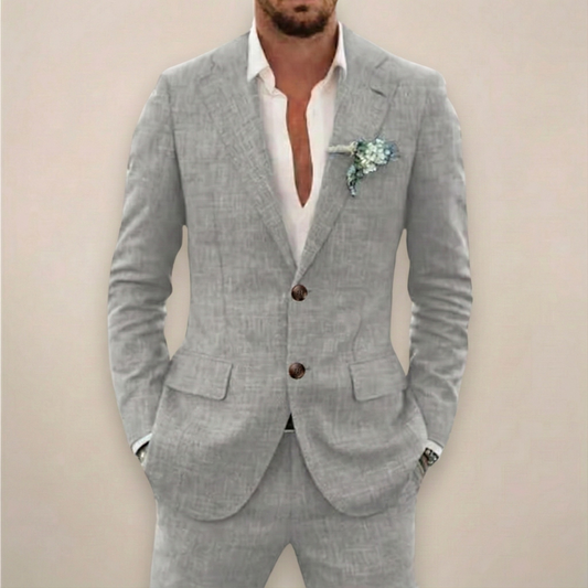 Klaus | Herrenanzug für den Frühling mit Kerbrevers