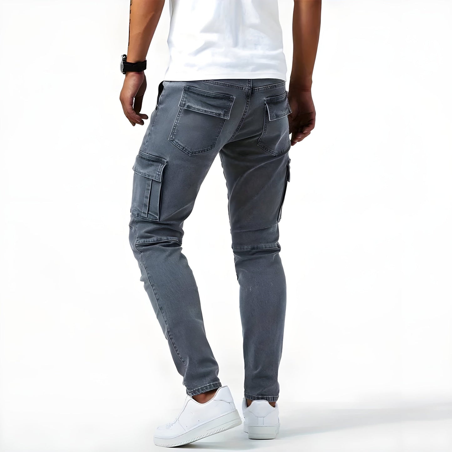 Hans | Moderne Slim-Fit Cargo-Hose für Herren mit mehreren Taschen | Klassiker