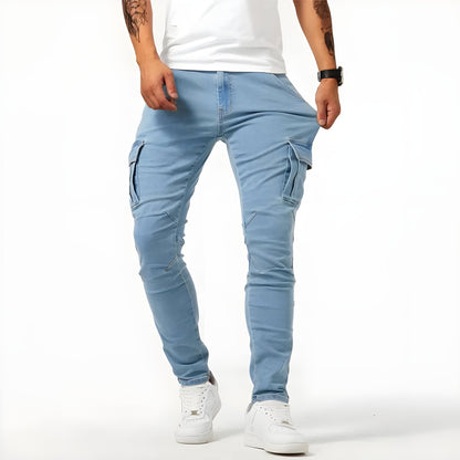 Hans | Moderne Slim-Fit Cargo-Hose für Herren mit mehreren Taschen | Klassiker
