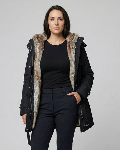 Verena | Damen elegante Winterjacke mit warmem Futter