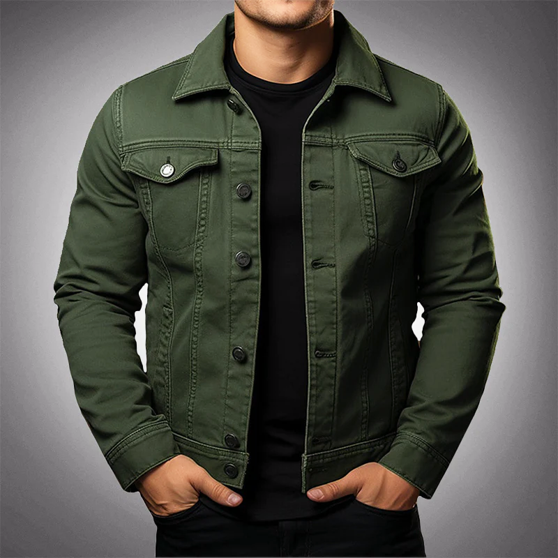Sandro | Herren Denim Jacke für Komfort und Vielseitigkeit