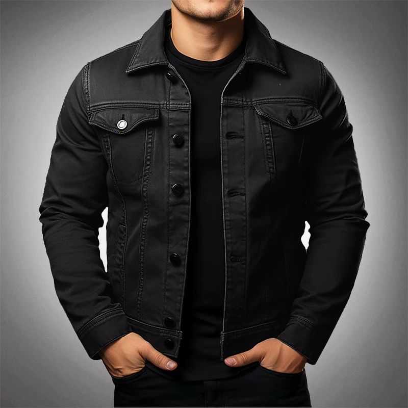 Sandro | Herren Denim Jacke für Komfort und Vielseitigkeit
