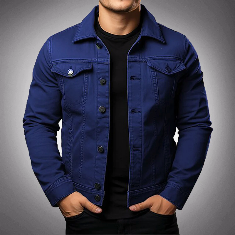 Sandro | Herren Denim Jacke für Komfort und Vielseitigkeit