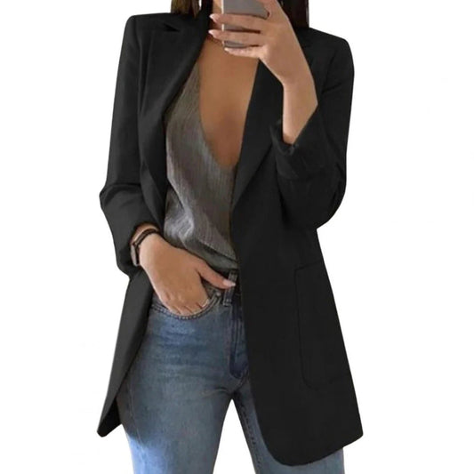 Gundula | Taillierter Damenblazer mit langen Ärmeln | Blazer